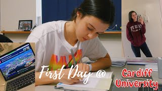 My 1St Day At Cardiff University