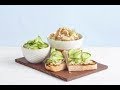 Smoked mackerel pâté with dill and cucumber quick pickle- in partnership with Sarson's