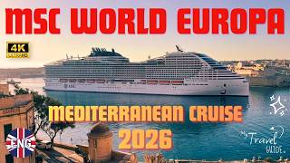 MSC World Europa Mediterranean Cruise 2026