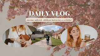 VLOG // stavíme nábytek, oblíbené potraviny & zvířátka!