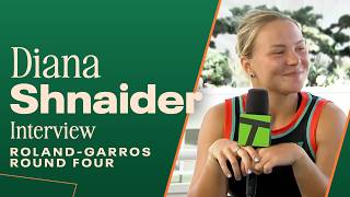 Diana Shnaider reveals how she celebrated her fourth round win 🍪 | 2026 Roland Garros