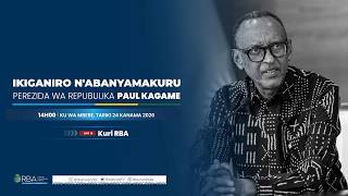 🔴LIVE: Ikiganiro Perezida Kagame agirana n'abanyamakuru | Tariki 24 Kanama 2026