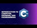 Lecture 01:- Introduction to Computer, Program, and Programming ( in Hindi/urdu)