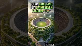 “From Empty Land to a Green Cricket Stadium 🌱🏟️ in 40 Seconds (INSANE Transformation!)”