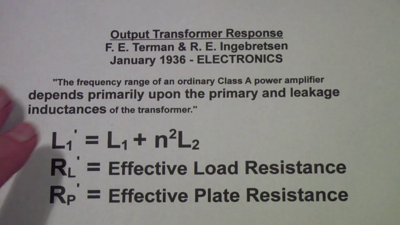 TTT323 Output Transformer Response