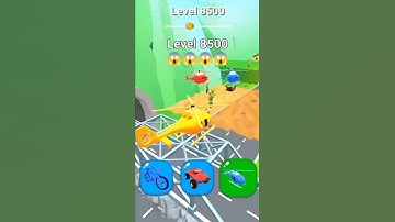 🔥Shape-shifting & Transform The Character 👀 Level 8500 #shapeshifting #gameplay #shorts#funnygame