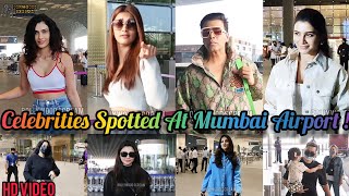 Celebrities Spotted At Mumbai Airport: Akanksha Singh| Samantha| Karan Johar| Pooja Hegde| Daisy Sh.