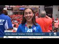 Sea of Orange Fills Power & Light Ahead of Oranje Fan Walk