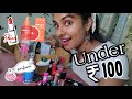 Under Rs100 Nykaa Haul& Review|Skin care, Makeup, Perfume & more|Lipsticks at rs75|Asvi Malayalam