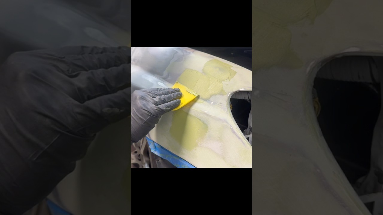 DIY Auto Body Fender Fix #shorts #youtubeshorts #fyp #subaru #wrx #diy #howto