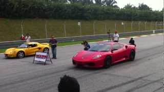 Match Highlights Ferrari F430 vs Lotus Elise @ Time To Attack! 2012