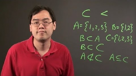 What Is a Proper Subset in Math? : Math Definitions & More