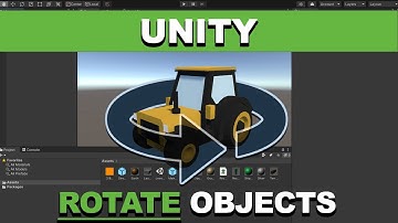 How to "ROTATE OBJECT" in Unity