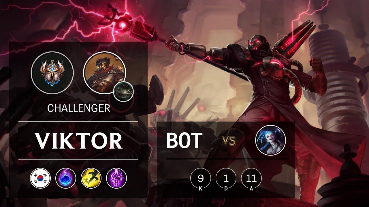 Viktor Bot vs Jinx - KR Challenger Patch 9.23