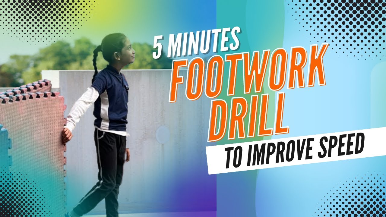 IMPROVE YOUR FOOTWORK TODAY IN 5 MINUTES | AADHYA SPORTS GIRL | # ...