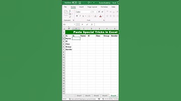 Paste Special Tricks in Excel | Tricks And Tips | Excel Shorts Video | Shorts Excel Shortcut Keys
