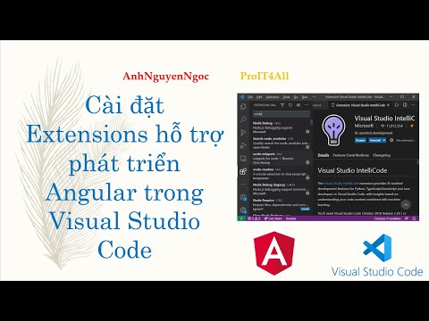 Video Cài đặt các Extensions cần thiết phát triển Angular... - youtube