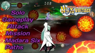 NxB NV | Solo Gameplay Attack Mission | Madara Six Paths