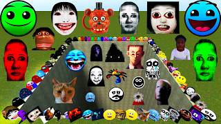 Too Much Nextbot Family | Angry Munci, Nicos Nextbots, Juandale, Obunga Fall Into The Hole - GMOD