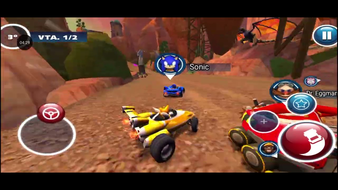 Jugando Sonic & all stars Racing Transformers parte 7 [en español en Android]