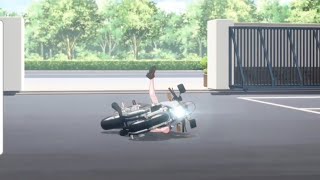 Bakuon!! Rin Dumps Her Bike