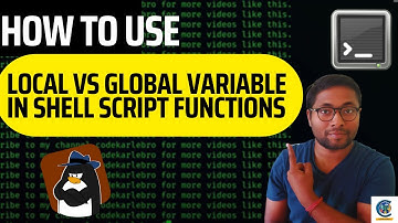 How to use Local Variables in Functions  | Shell Scripting Tutorial for Beginners - 10 | #linux