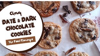 Chewy Date And Dark Chocolate Cookies |  Chewy Chocolate Chip Cookies Recipe