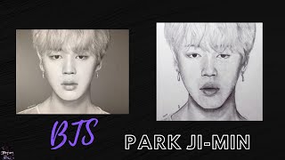 BTS-JIMIN | Pencil drawing| #shorts|time lapses | 2021| jilzy |