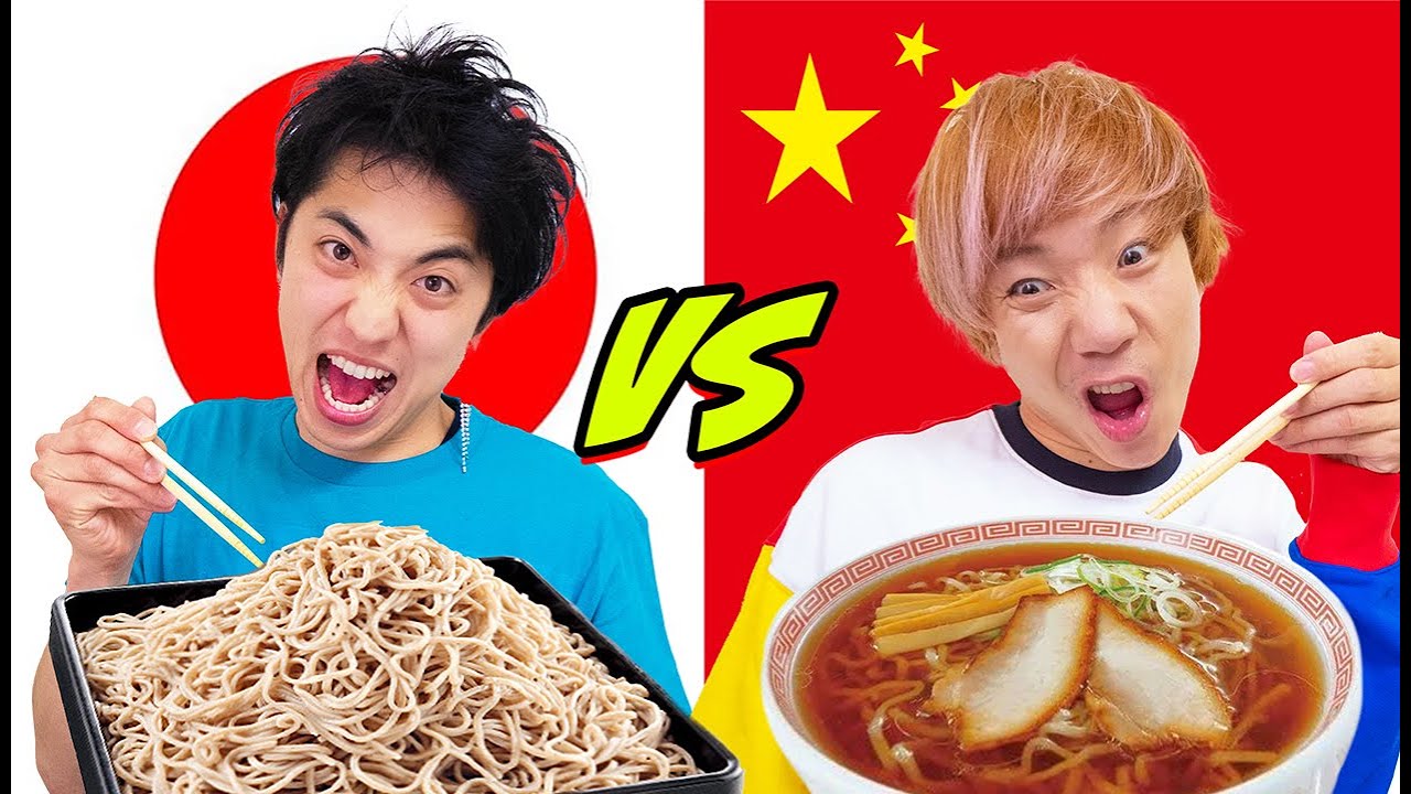 ⁣【24時間】日本と中国の料理どっちの方が食べ続けられるか！？