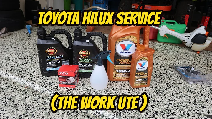 Servicing my Toyota Hilux 2.7