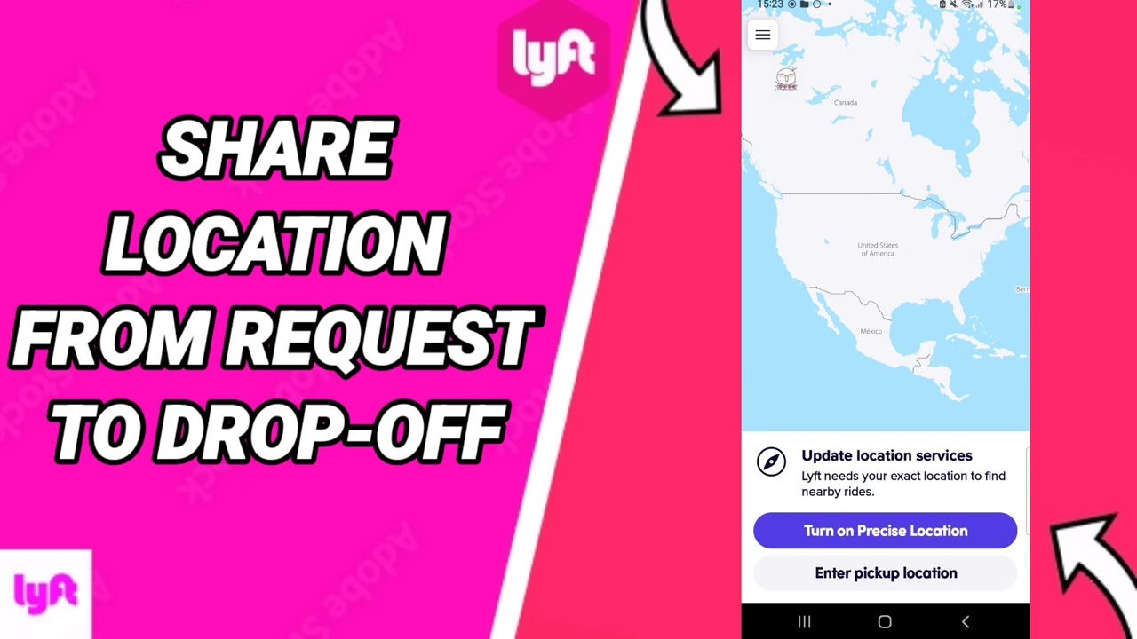 How To Share Location From Request To Drop-Off On Lyft (Original) App