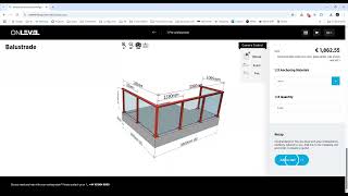 Configurator Onlevel Post System Balustrade