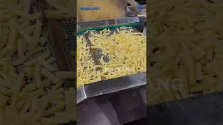 Inside a French fries processing line. #FrenchFriesLine #potatoprocessing #frenchfries #machine