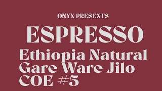 Brew Guide Ethiopia Gare Ware Jilo Espresso