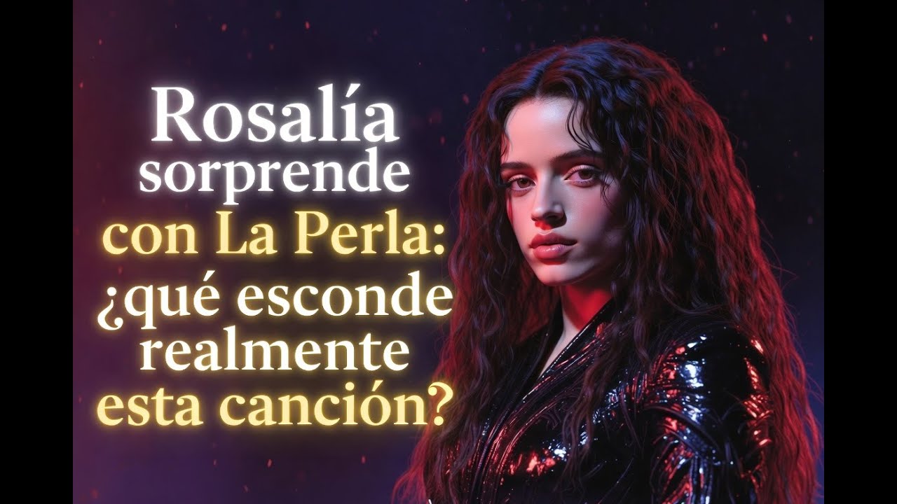 Rosalía sorprende con La Perla. ¿Qué esconde esta canción?  Análisis completo y significado