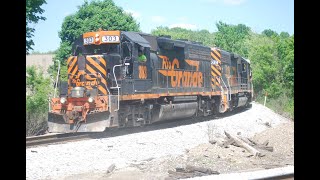 WB Wheeling & Lake Erie GP40 2 #303 At Mogadore Ohio