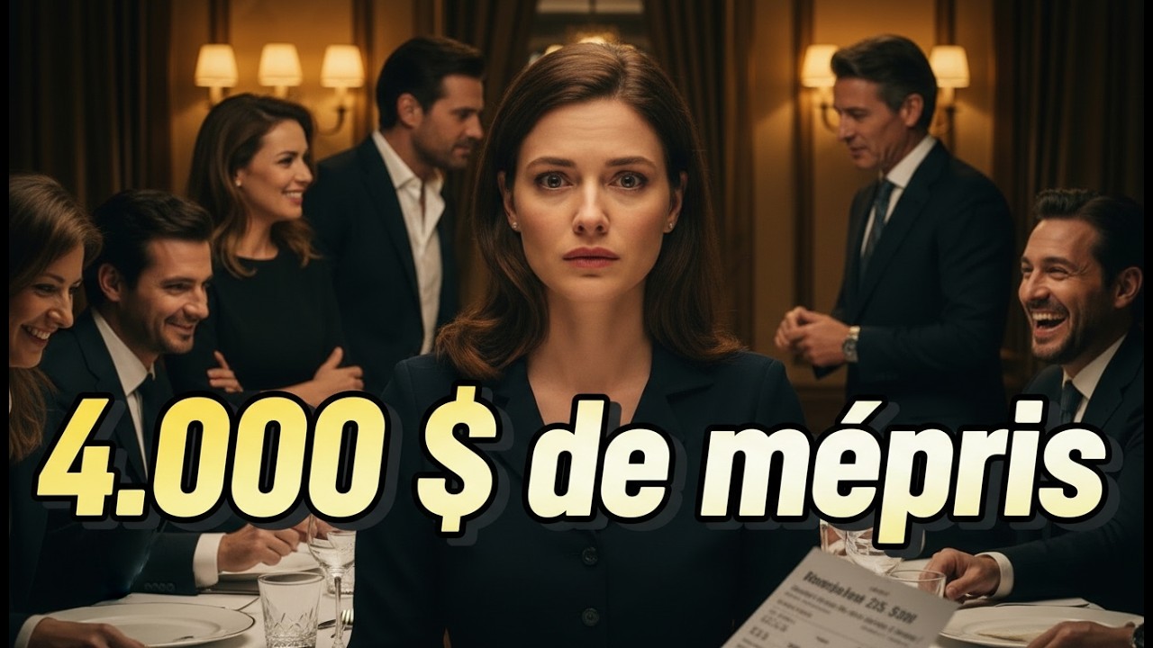Mon mari m’a humiliée devant ses amis riches — puis m’a abandonnée avec une facture de 4 000 $
