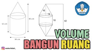 VOLUME GABUNGAN BANGUN RUANG SISI LENGKUNG‼️