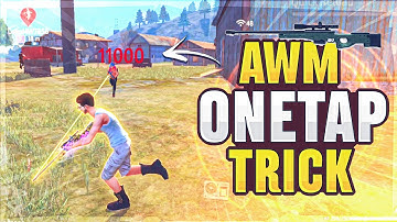 AWM ONE TAP HEADSHOT TRICK 🔥 AWM HEADSHOT TRICK ||