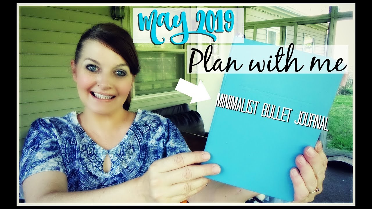 May 2019 Minimalist Bullet Journal Setup