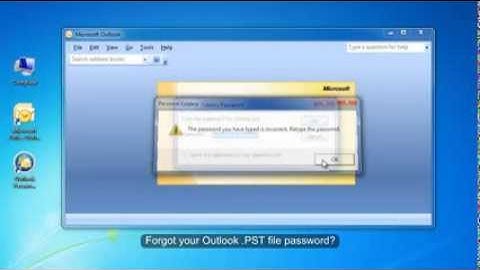 Unlock Outlook PST Password