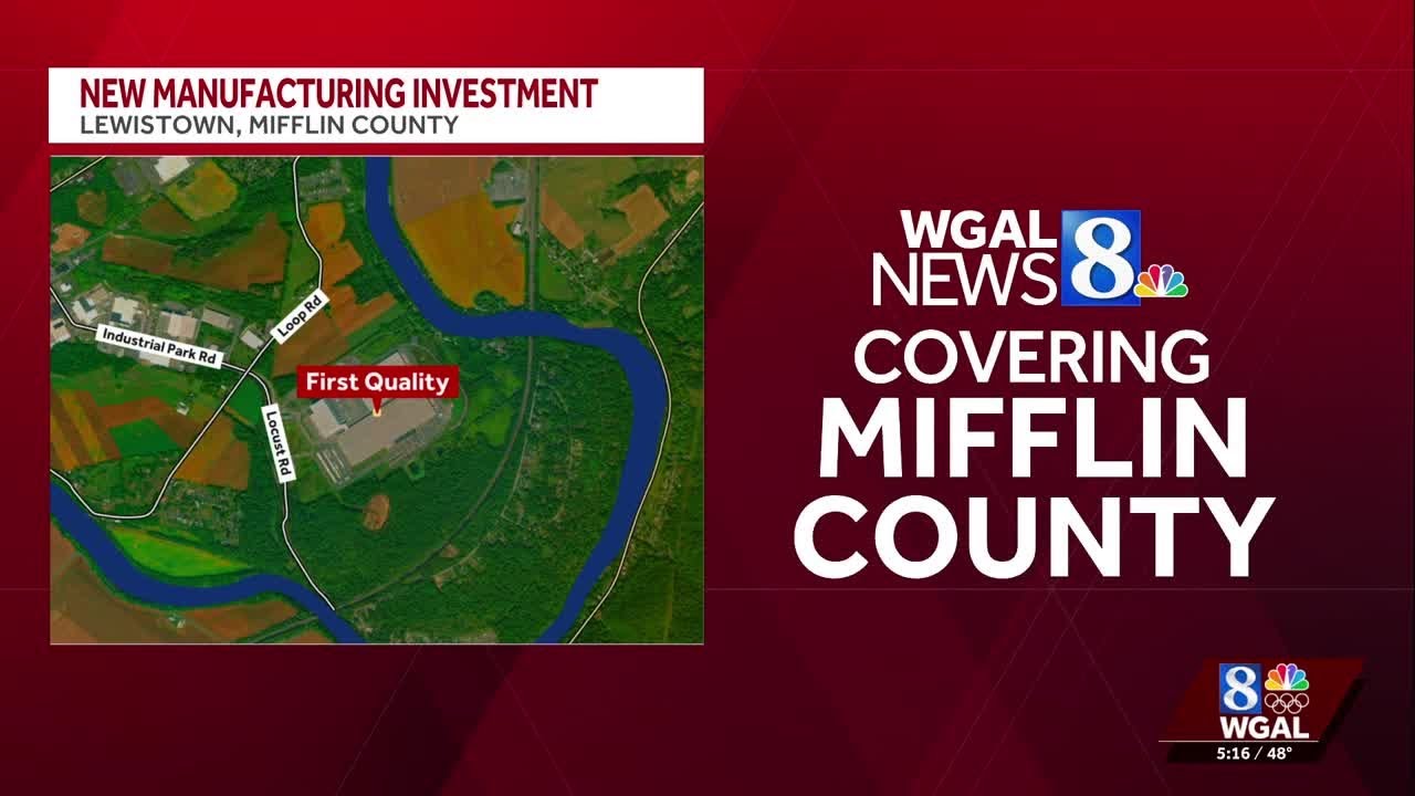 Major investment brings new jobs to Lewistown, Mifflin County
