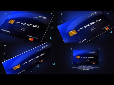 Credit Card Promo AFTER EFFECTS Template Videohive 33198964