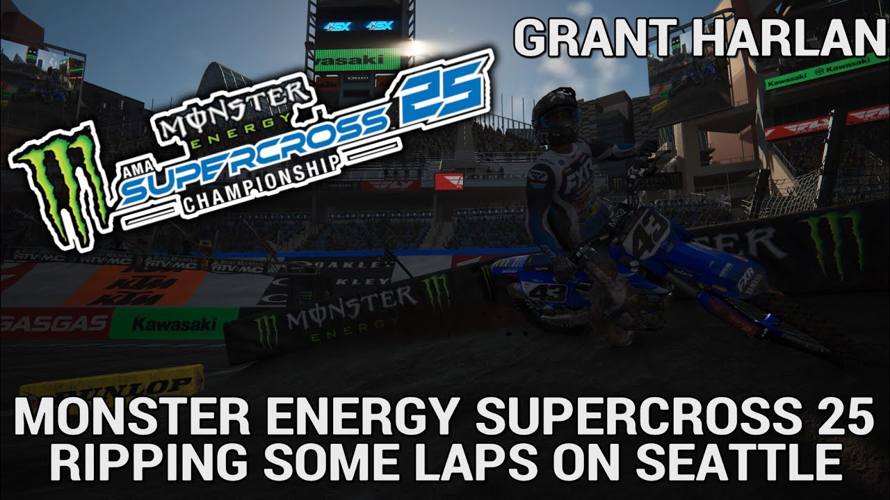 Monster Energy Supercross 25 - Seattle - Grant Harlan (PS5 Gameplay)