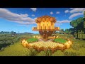 Single-Pillar Wooden House in Minecraft