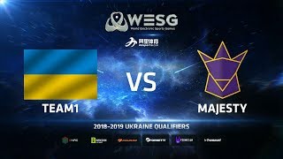 Team1 vs MAJESTY, map 2 Train, WESG 2018-2019 Ukraine Finals