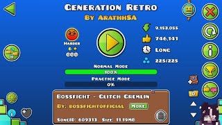 Generation Retro 100% [HARDER] by ArathhSA | Geometry Dash