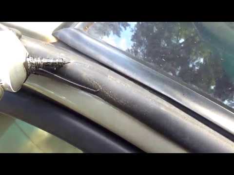 Hi-Idle #2 Cleaning Out Weather Stripping BONUS Tear Repair - YouTube