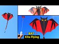 How To Make BAT Kite Flying Bat Kite How To Make Paper Kite Best Flying Kite Patangbazi 