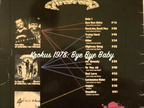 RAREST KROKUS: "Bye Bye Baby" 1978